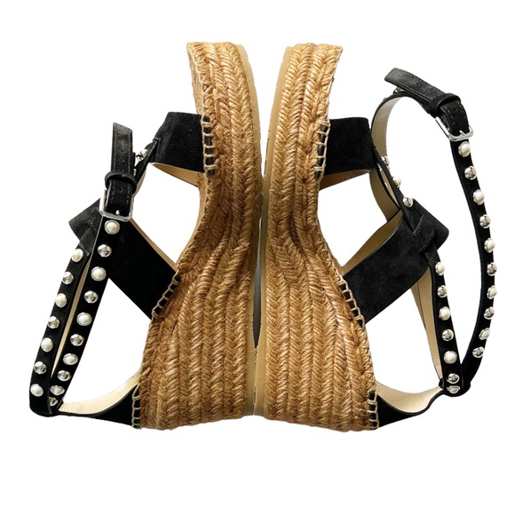 Jimmy Choo Danica 80mm Espadrille Wedge Sandal | 37 (7) - Picture 5 of 14